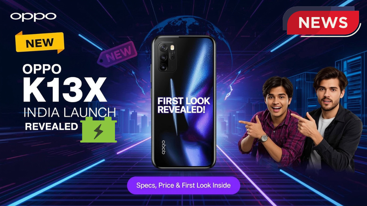 Oppo K13x India launch with new specs, price, and features